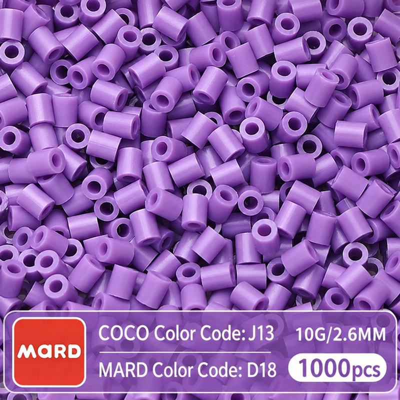 2.6mm Mini Fuse Beads Refill Pack, 10g About 1000Pcs Per Bag DIY Handmade Craft Beads D10-18