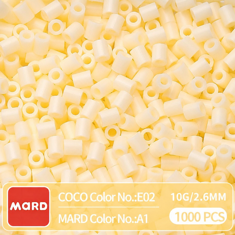 2.6mm Mini Fuse Beads Refill Pack, 10g About 1000Pcs Per Bag DIY Handmade Craft Beads A01-09