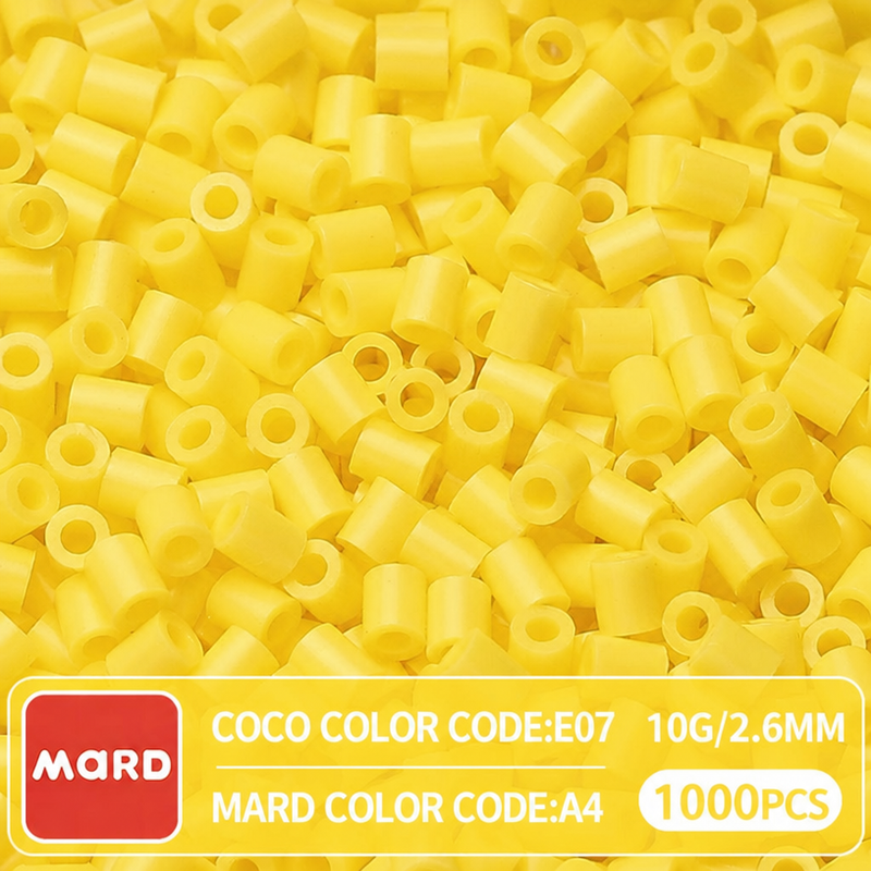 2.6mm Mini Fuse Beads Refill Pack, 10g About 1000Pcs Per Bag DIY Handmade Craft Beads A01-09
