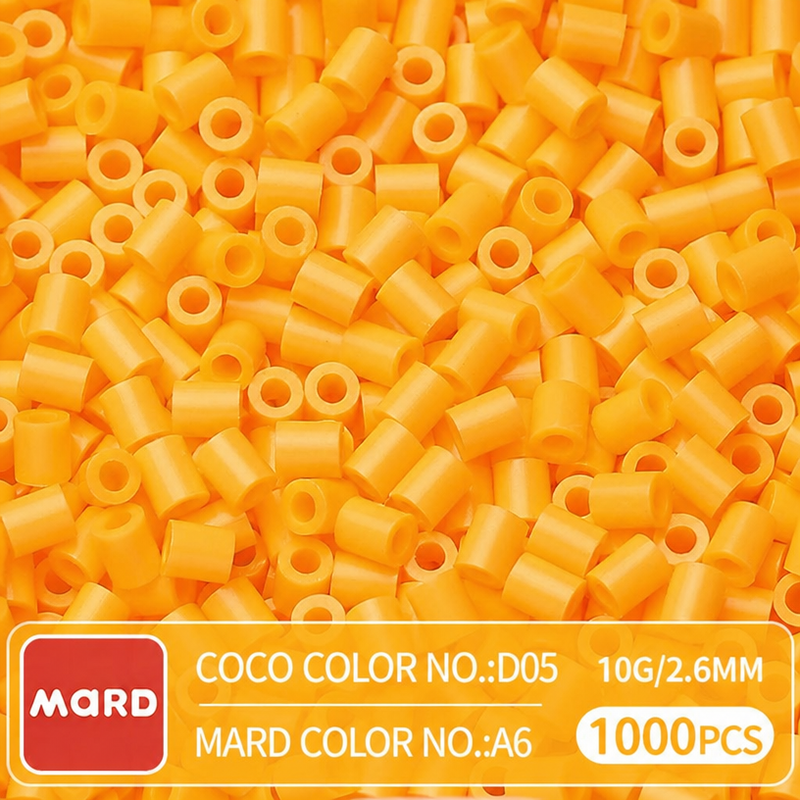 2.6mm Mini Fuse Beads Refill Pack, 10g About 1000Pcs Per Bag DIY Handmade Craft Beads A01-09