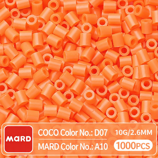 2.6mm Mini Fuse Beads Refill Pack, 10g About 1000Pcs Per Bag DIY Handmade Craft Beads  A10-19