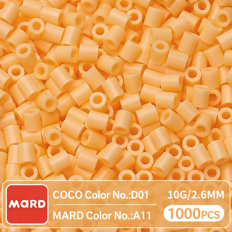 2.6mm Mini Fuse Beads Refill Pack, 10g About 1000Pcs Per Bag DIY Handmade Craft Beads  A10-19