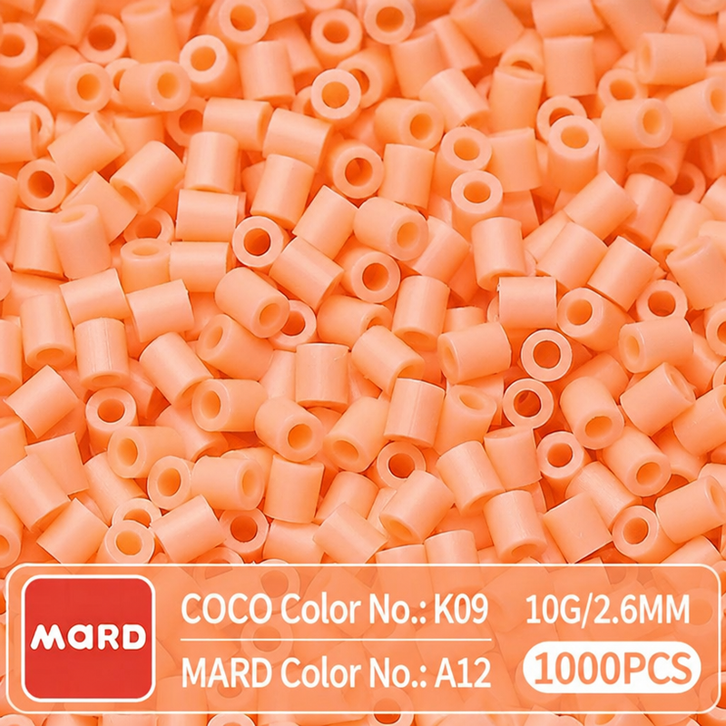 2.6mm Mini Fuse Beads Refill Pack, 10g About 1000Pcs Per Bag DIY Handmade Craft Beads  A10-19