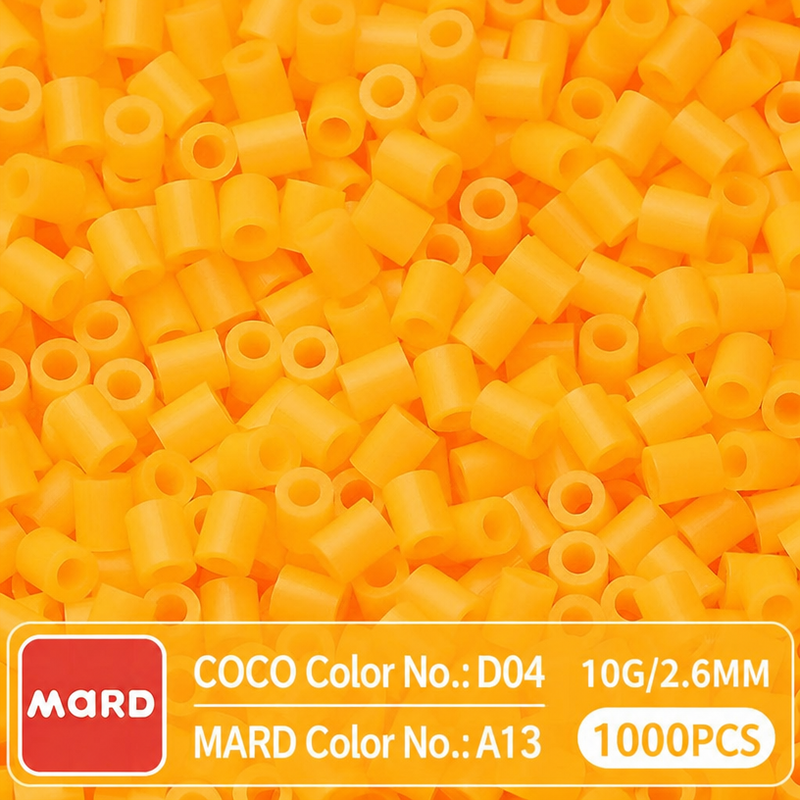 2.6mm Mini Fuse Beads Refill Pack, 10g About 1000Pcs Per Bag DIY Handmade Craft Beads  A10-19