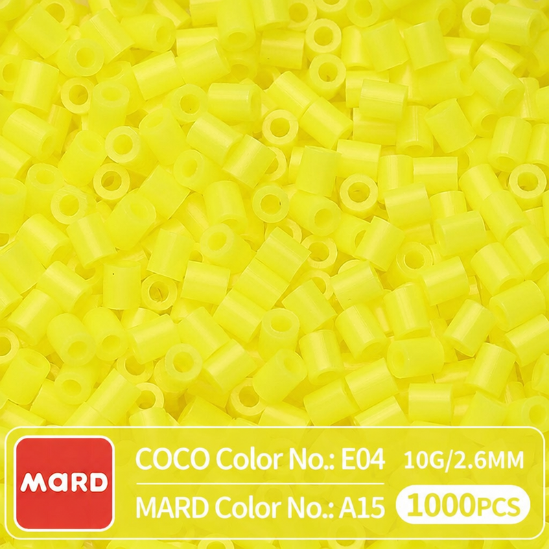 2.6mm Mini Fuse Beads Refill Pack, 10g About 1000Pcs Per Bag DIY Handmade Craft Beads  A10-19