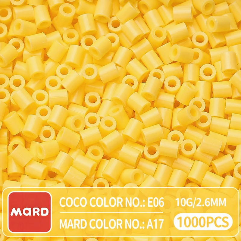2.6mm Mini Fuse Beads Refill Pack, 10g About 1000Pcs Per Bag DIY Handmade Craft Beads  A10-19