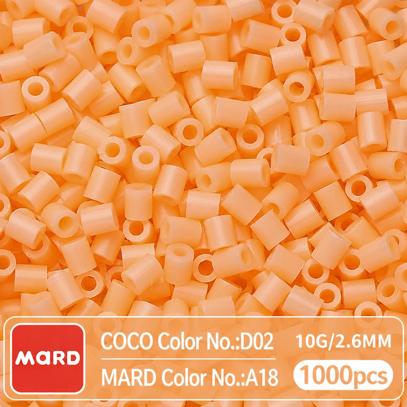 2.6mm Mini Fuse Beads Refill Pack, 10g About 1000Pcs Per Bag DIY Handmade Craft Beads  A10-19