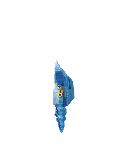 3D Perler Bead Pattern 6 | Printable 2.6mm Pixel Art Template6