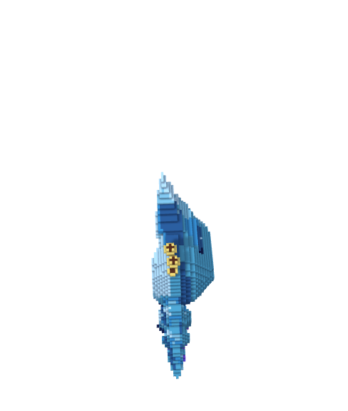 3D Perler Bead Pattern 6 | Printable 2.6mm Pixel Art Template6