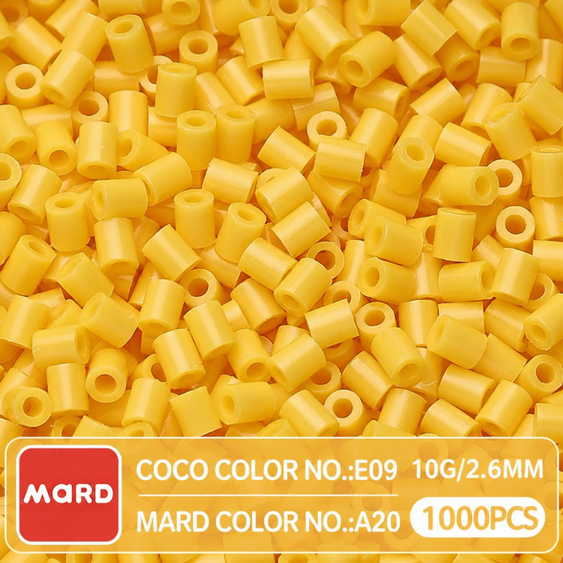 2.6mm Mini Fuse Beads Refill Pack, 10g About 1000Pcs Per Bag DIY Handmade Craft Beads A20-26