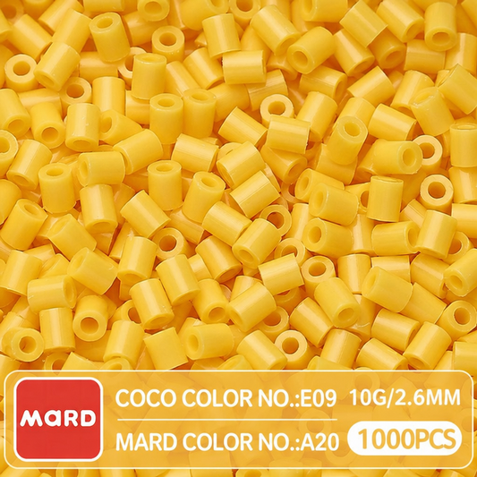 2.6mm Mini Fuse Beads Refill Pack, 10g About 1000Pcs Per Bag DIY Handmade Craft Beads A20-26