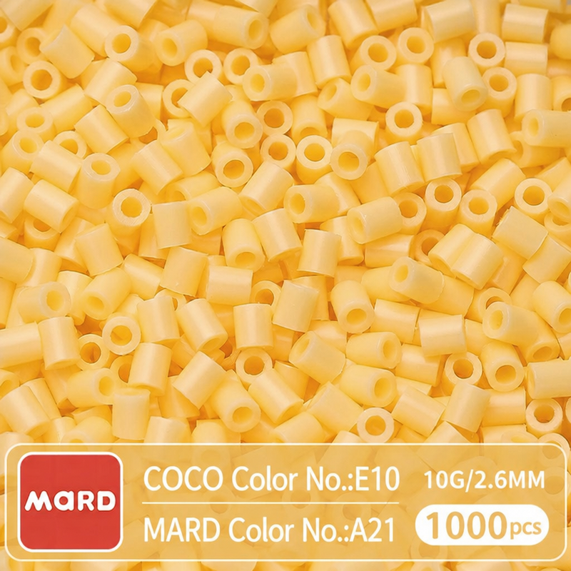 2.6mm Mini Fuse Beads Refill Pack, 10g About 1000Pcs Per Bag DIY Handmade Craft Beads A20-26