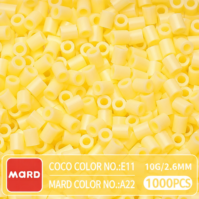 2.6mm Mini Fuse Beads Refill Pack, 10g About 1000Pcs Per Bag DIY Handmade Craft Beads A20-26