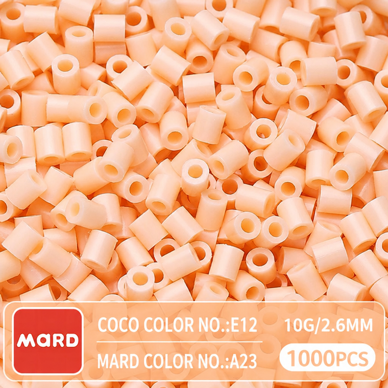 2.6mm Mini Fuse Beads Refill Pack, 10g About 1000Pcs Per Bag DIY Handmade Craft Beads A20-26