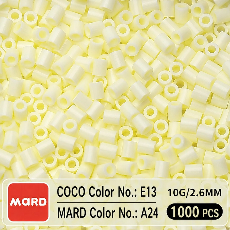 2.6mm Mini Fuse Beads Refill Pack, 10g About 1000Pcs Per Bag DIY Handmade Craft Beads A20-26