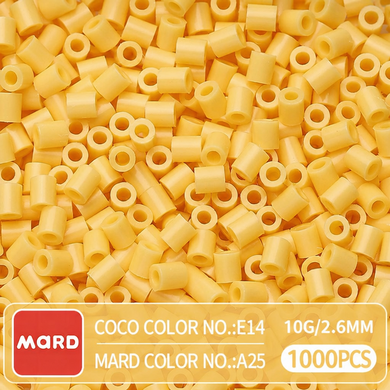 2.6mm Mini Fuse Beads Refill Pack, 10g About 1000Pcs Per Bag DIY Handmade Craft Beads A20-26
