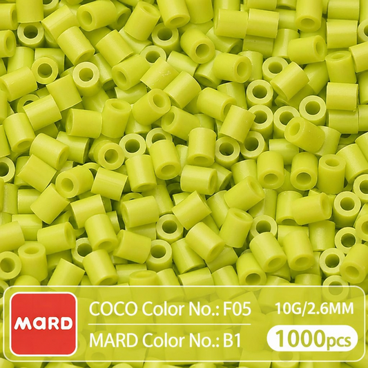 2.6mm Mini Fuse Beads Refill Pack, 10g About 1000Pcs Per Bag DIY Handmade Craft Beads B01-08