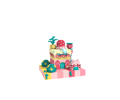3D Perler Bead Pattern 2 | Printable 2.6mm Pixel Art Template2
