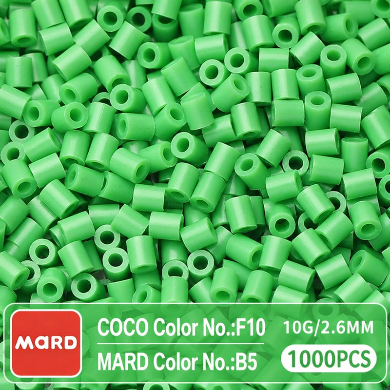 2.6mm Mini Fuse Beads Refill Pack, 10g About 1000Pcs Per Bag DIY Handmade Craft Beads B01-08