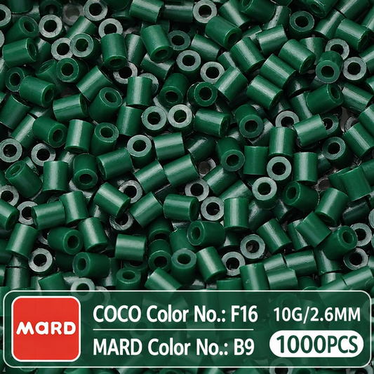 2.6mm Mini Fuse Beads Refill Pack, 10g About 1000Pcs Per Bag DIY Handmade Craft Beads B09-16