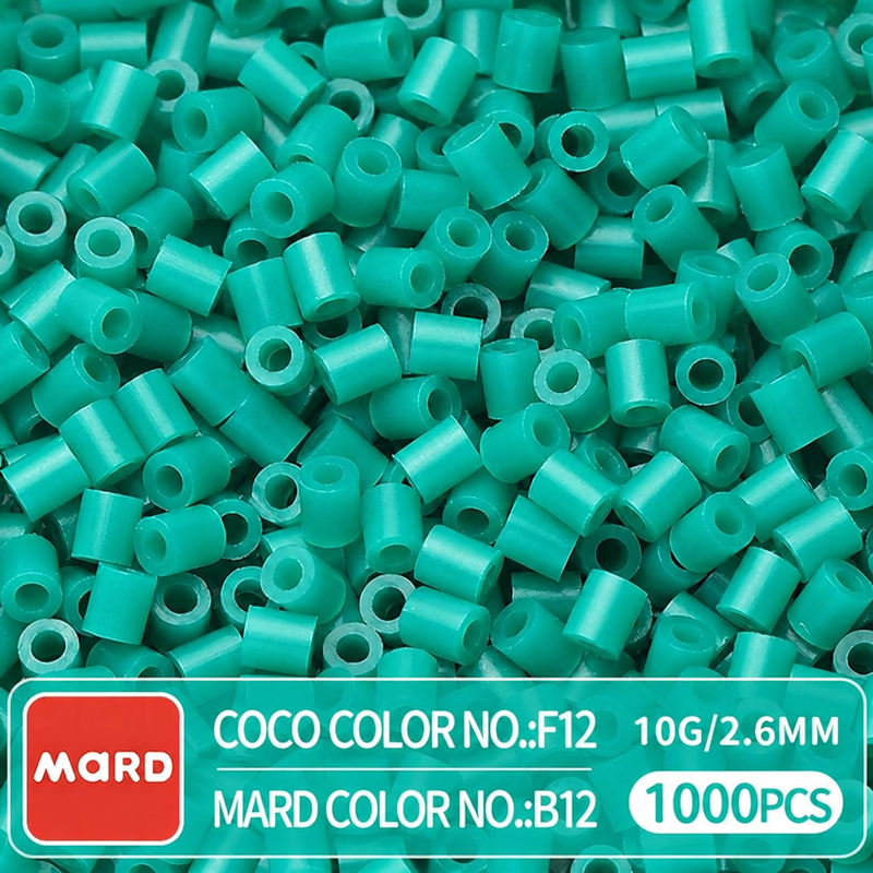 2.6mm Mini Fuse Beads Refill Pack, 10g About 1000Pcs Per Bag DIY Handmade Craft Beads B09-16