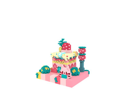 3D Perler Bead Pattern 2 | Printable 2.6mm Pixel Art Template2