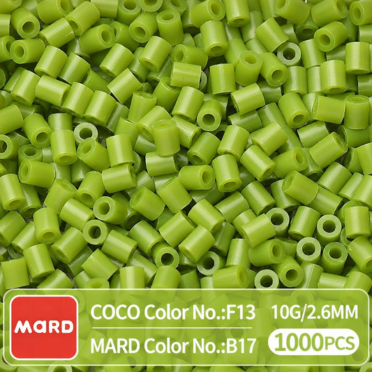 2.6mm Mini Fuse Beads Refill Pack, 10g About 1000Pcs Per Bag DIY Handmade Craft Beads B17-24