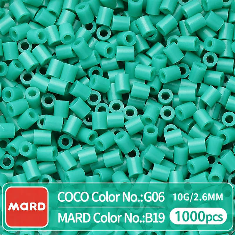 2.6mm Mini Fuse Beads Refill Pack, 10g About 1000Pcs Per Bag DIY Handmade Craft Beads B17-24