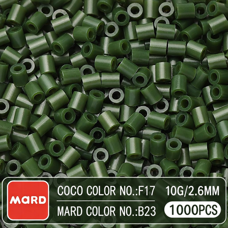 2.6mm Mini Fuse Beads Refill Pack, 10g About 1000Pcs Per Bag DIY Handmade Craft Beads B17-24