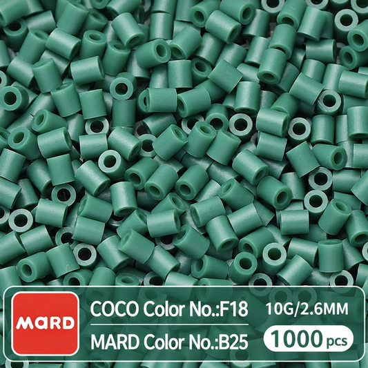 2.6mm Mini Fuse Beads Refill Pack, 10g About 1000Pcs Per Bag DIY Handmade Craft Beads B25-32