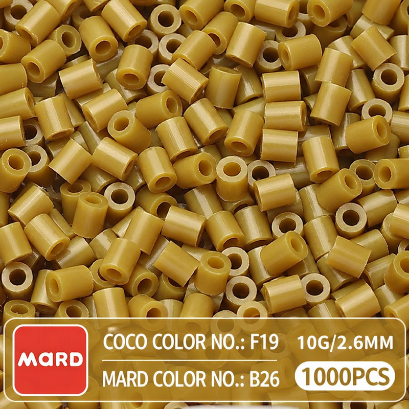 2.6mm Mini Fuse Beads Refill Pack, 10g About 1000Pcs Per Bag DIY Handmade Craft Beads B25-32