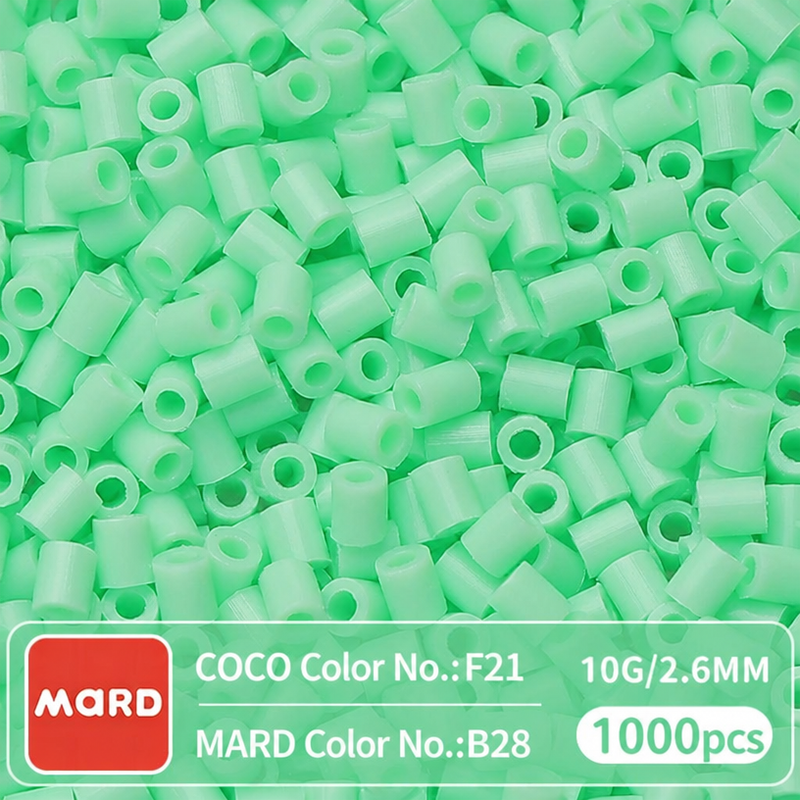2.6mm Mini Fuse Beads Refill Pack, 10g About 1000Pcs Per Bag DIY Handmade Craft Beads B25-32