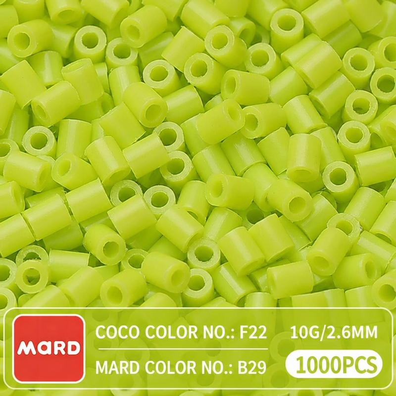 2.6mm Mini Fuse Beads Refill Pack, 10g About 1000Pcs Per Bag DIY Handmade Craft Beads B25-32