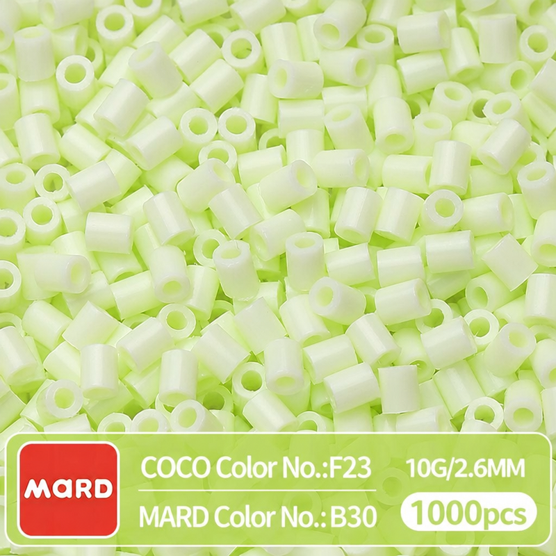 2.6mm Mini Fuse Beads Refill Pack, 10g About 1000Pcs Per Bag DIY Handmade Craft Beads B25-32