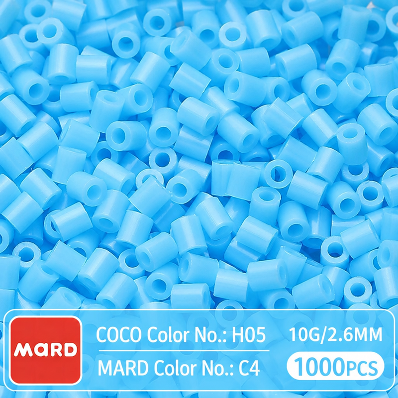 2.6mm Mini Fuse Beads Refill Pack, 10g About 1000Pcs Per Bag DIY Handmade Craft Beads C01-10