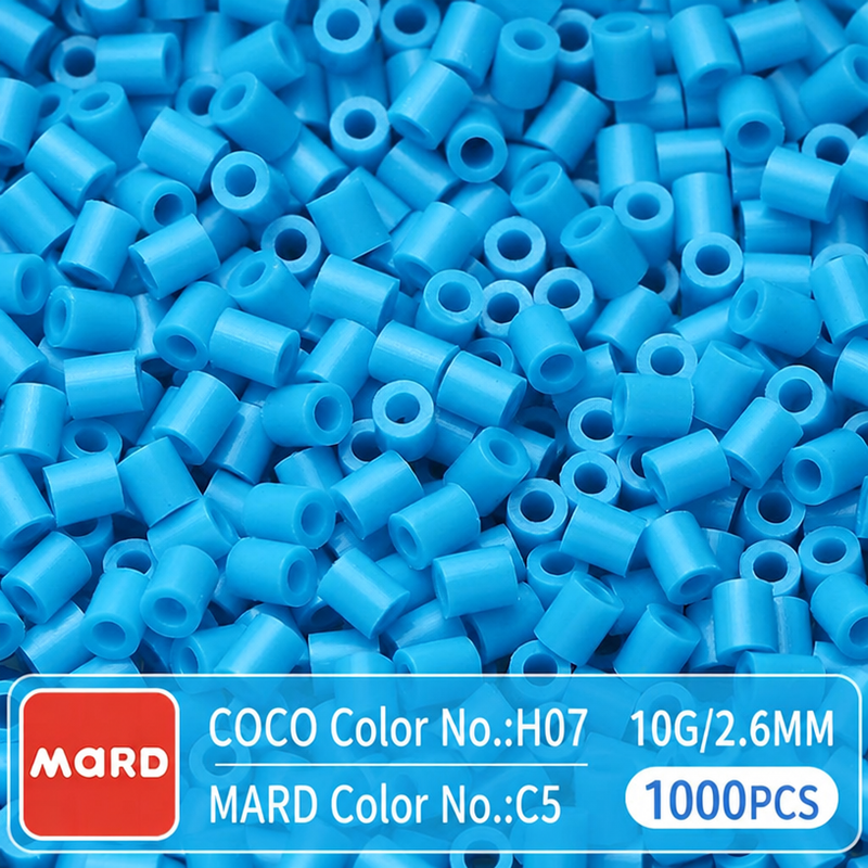 2.6mm Mini Fuse Beads Refill Pack, 10g About 1000Pcs Per Bag DIY Handmade Craft Beads C01-10