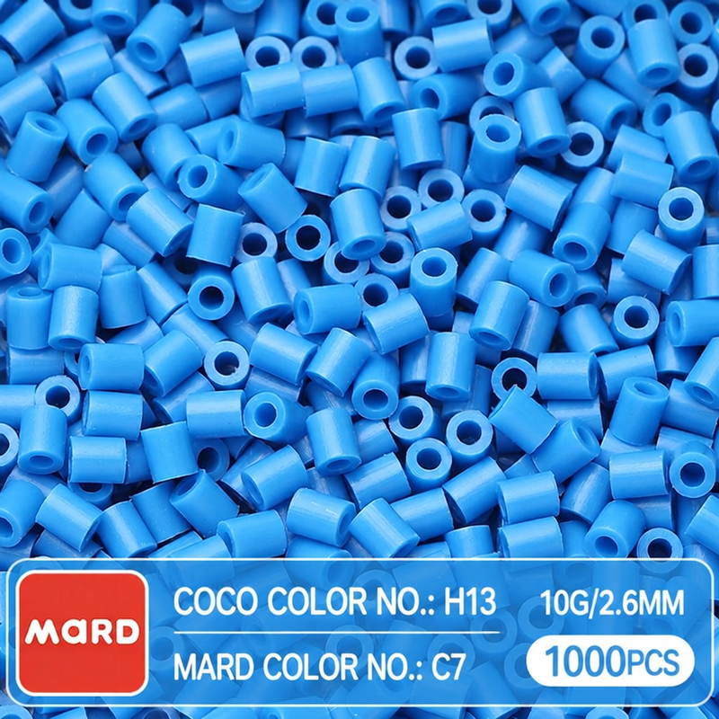 2.6mm Mini Fuse Beads Refill Pack, 10g About 1000Pcs Per Bag DIY Handmade Craft Beads C01-10