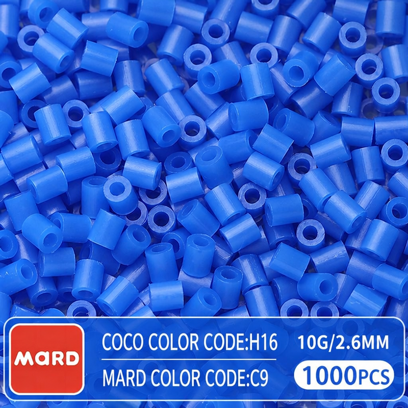 2.6mm Mini Fuse Beads Refill Pack, 10g About 1000Pcs Per Bag DIY Handmade Craft Beads C01-10