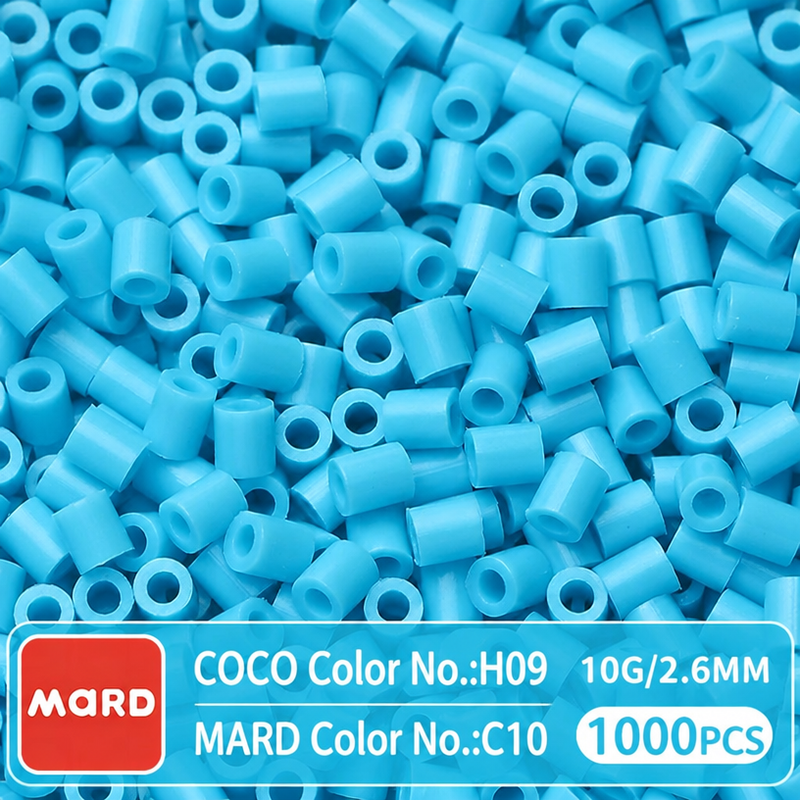 2.6mm Mini Fuse Beads Refill Pack, 10g About 1000Pcs Per Bag DIY Handmade Craft Beads C01-10