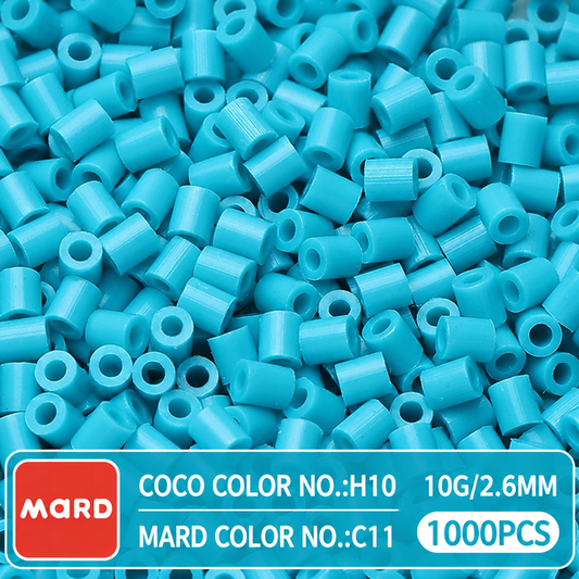 2.6mm Mini Fuse Beads Refill Pack, 10g About 1000Pcs Per Bag DIY Handmade Craft Beads C11-20