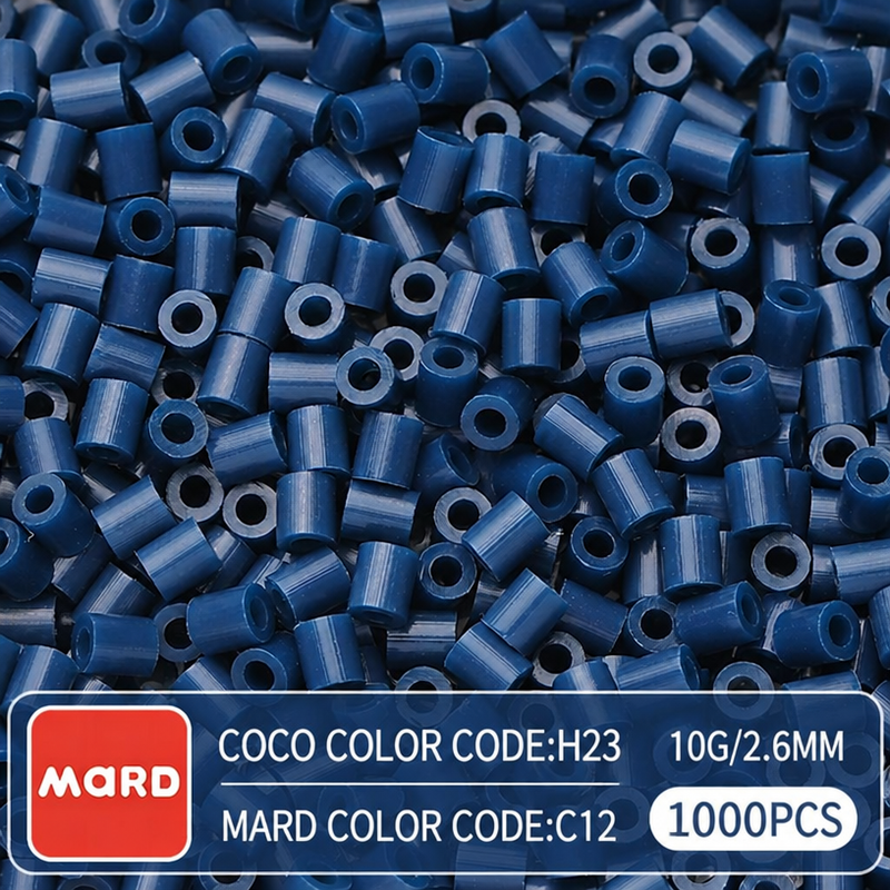 2.6mm Mini Fuse Beads Refill Pack, 10g About 1000Pcs Per Bag DIY Handmade Craft Beads C11-20