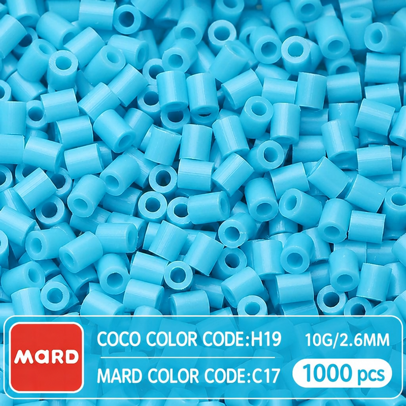 2.6mm Mini Fuse Beads Refill Pack, 10g About 1000Pcs Per Bag DIY Handmade Craft Beads C11-20