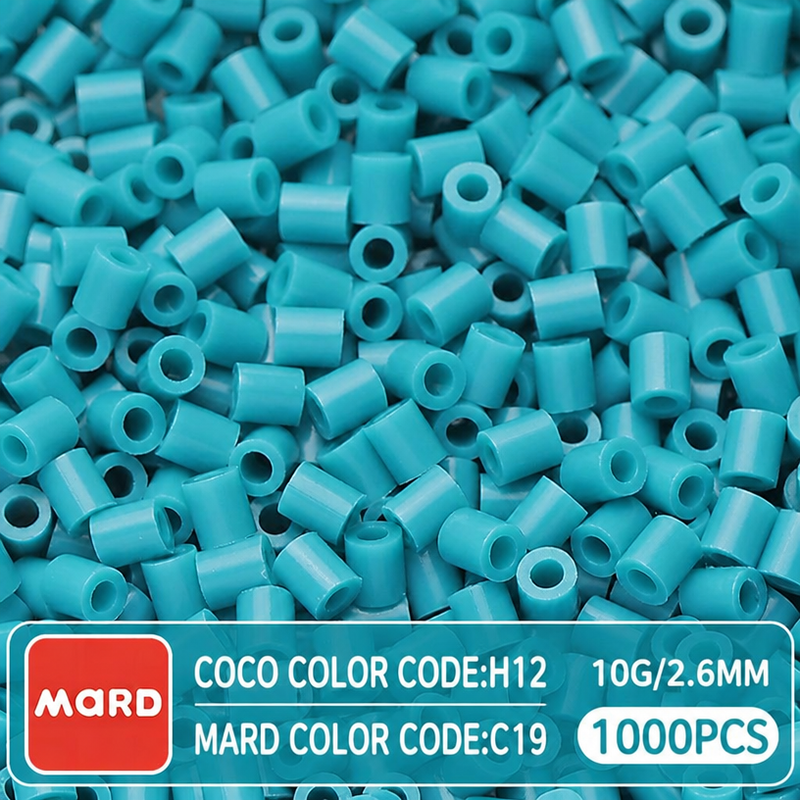 2.6mm Mini Fuse Beads Refill Pack, 10g About 1000Pcs Per Bag DIY Handmade Craft Beads C11-20