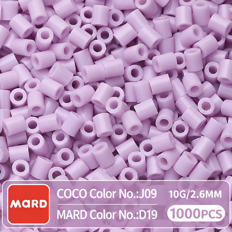 2.6mm Mini Fuse Beads Refill Pack, 10g About 1000Pcs Per Bag DIY Handmade Craft Beads D19-26