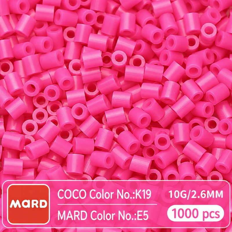 2.6mm Mini Fuse Beads Refill Pack, 10g About 1000Pcs Per Bag DIY Handmade Craft Beads E01-08