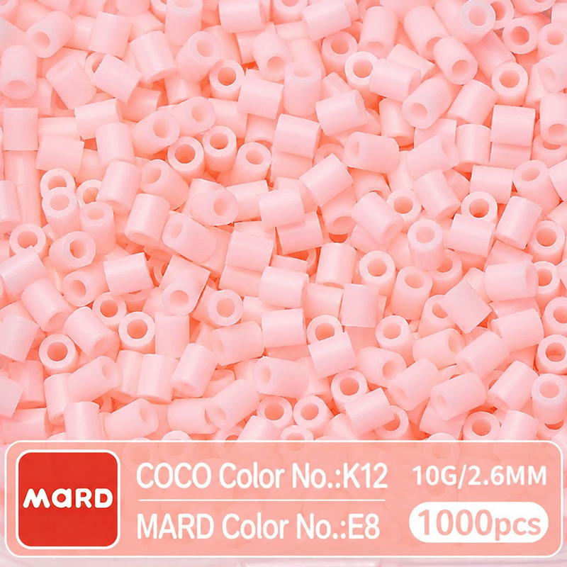 2.6mm Mini Fuse Beads Refill Pack, 10g About 1000Pcs Per Bag DIY Handmade Craft Beads E01-08