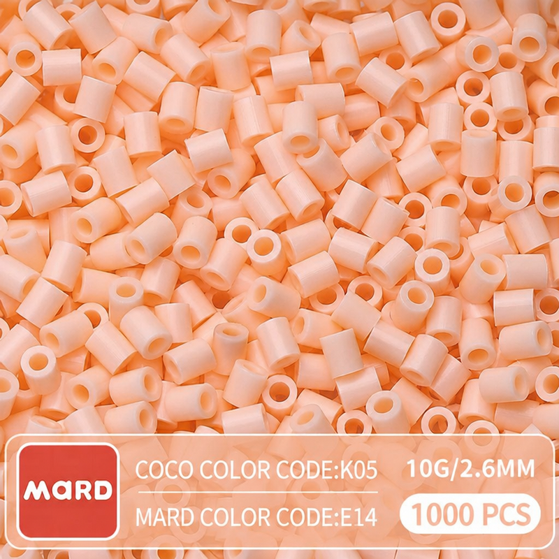 2.6mm Mini Fuse Beads Refill Pack, 10g About 1000Pcs Per Bag DIY Handmade Craft Beads E09-16