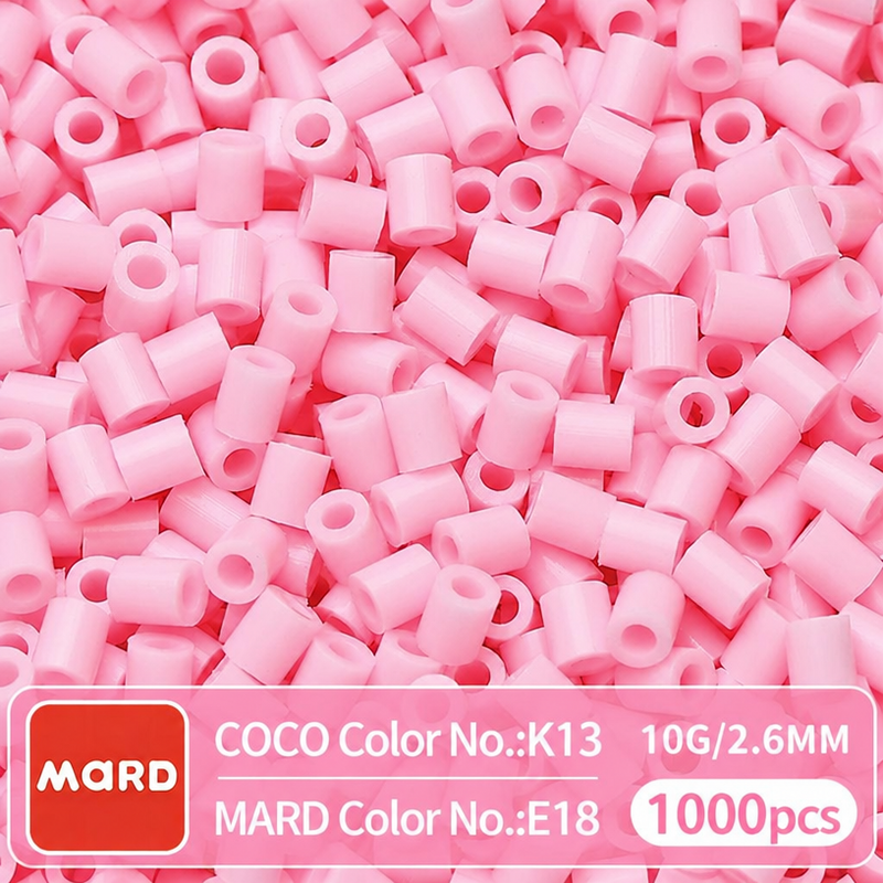 2.6mm Mini Fuse Beads Refill Pack, 10g About 1000Pcs Per Bag DIY Handmade Craft Beads E17-24