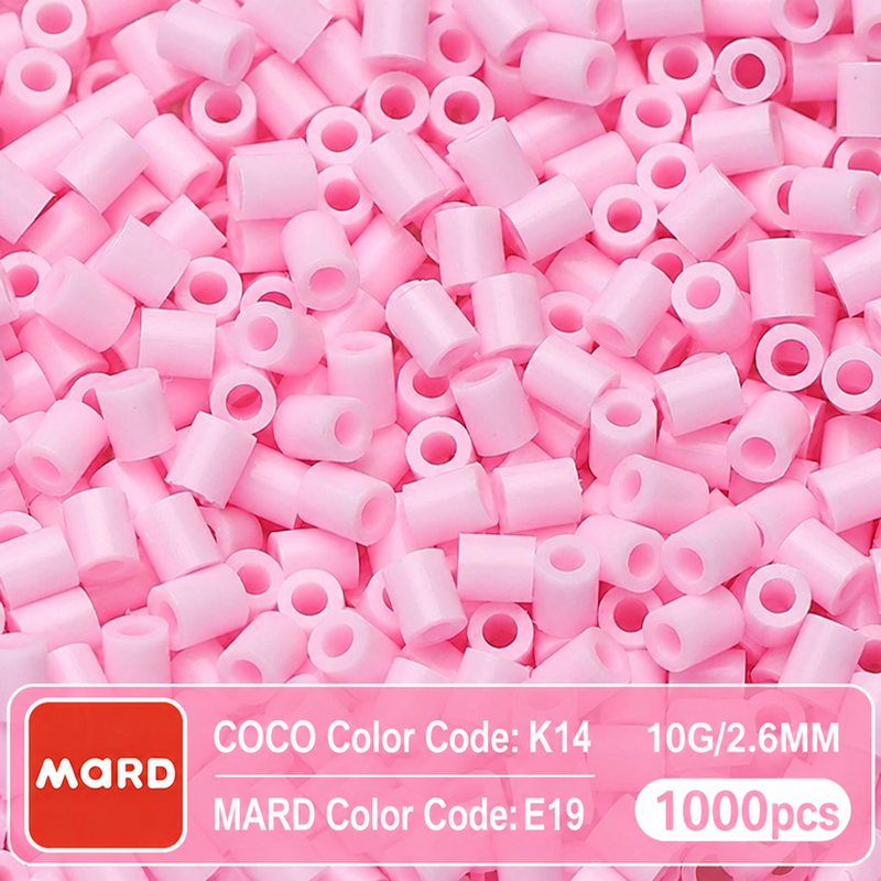 2.6mm Mini Fuse Beads Refill Pack, 10g About 1000Pcs Per Bag DIY Handmade Craft Beads E17-24