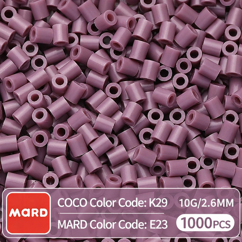 2.6mm Mini Fuse Beads Refill Pack, 10g About 1000Pcs Per Bag DIY Handmade Craft Beads E17-24